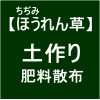 【寒締めほうれん草3】肥料散布(ﾟ´ω｀ﾟ)